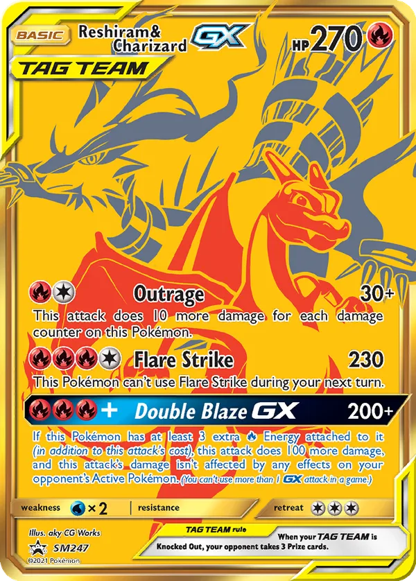 Reshiram & Charizard GX